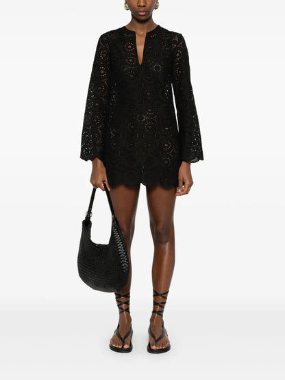 Broderie Mini Dress
