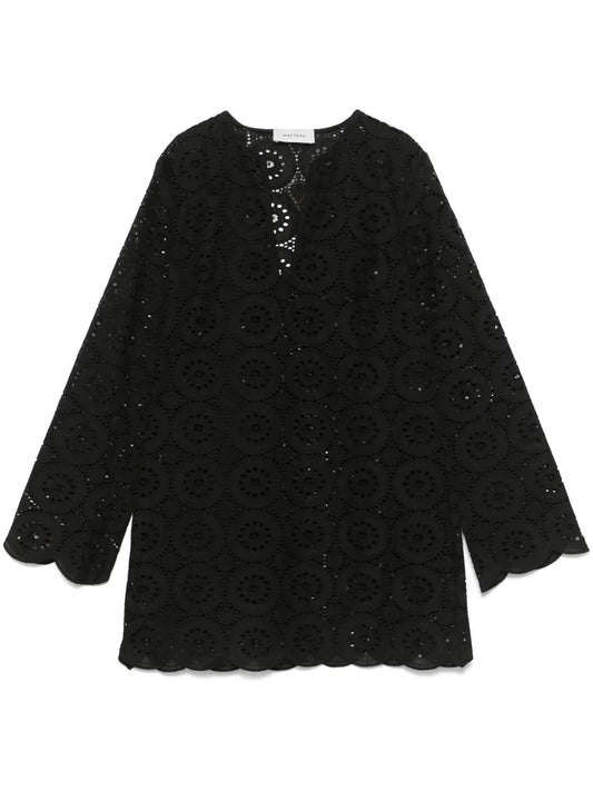 Broderie Mini Dress