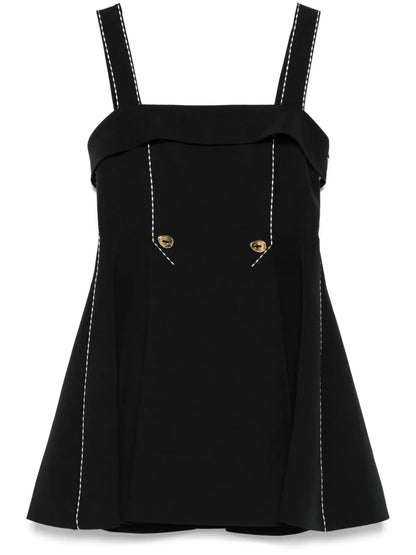 Adjustable-Straps Mini Dress