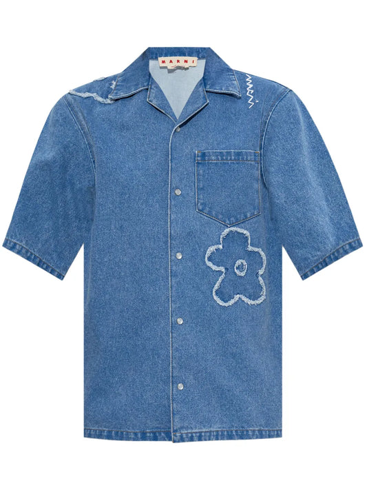 Floral Motif Shirt