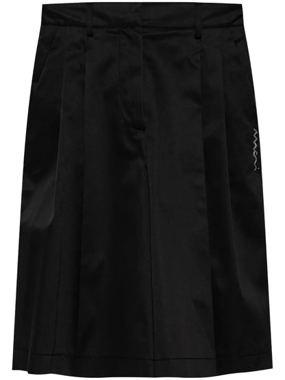 Embroidered-Logo Shorts