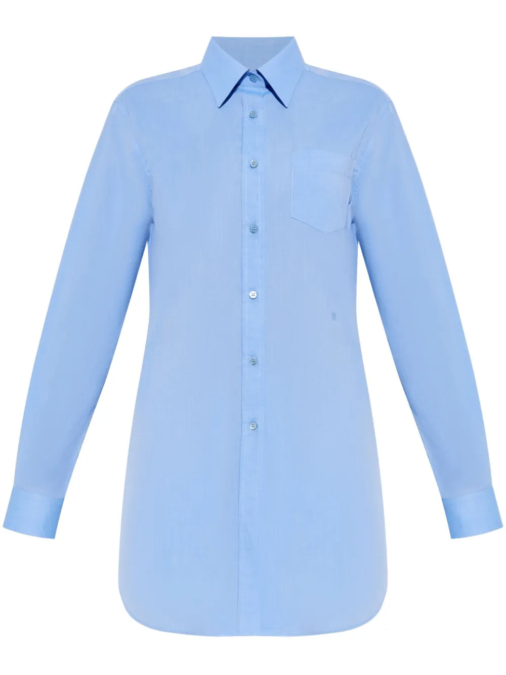 Logo-Embroidered Shirt Dress