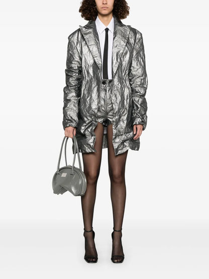 Lamé-Effect Coat