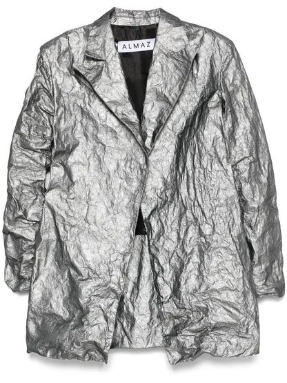 Lamé-Effect Coat