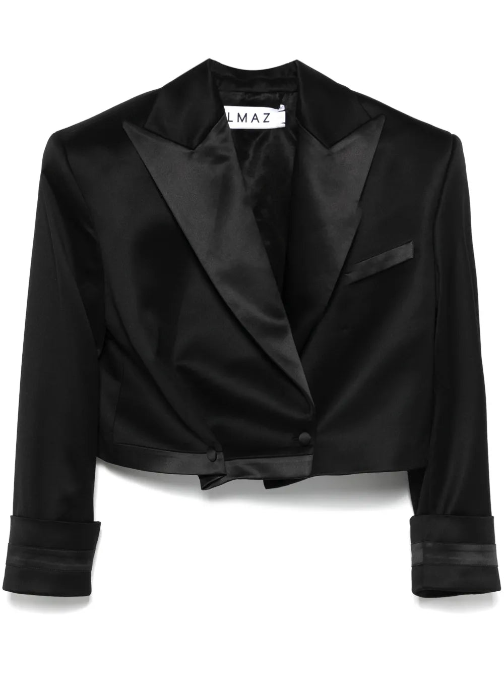 Cropped Tuxedo Blazer
