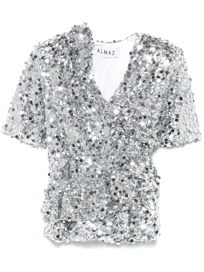 Sequinned Belt Mini Dress