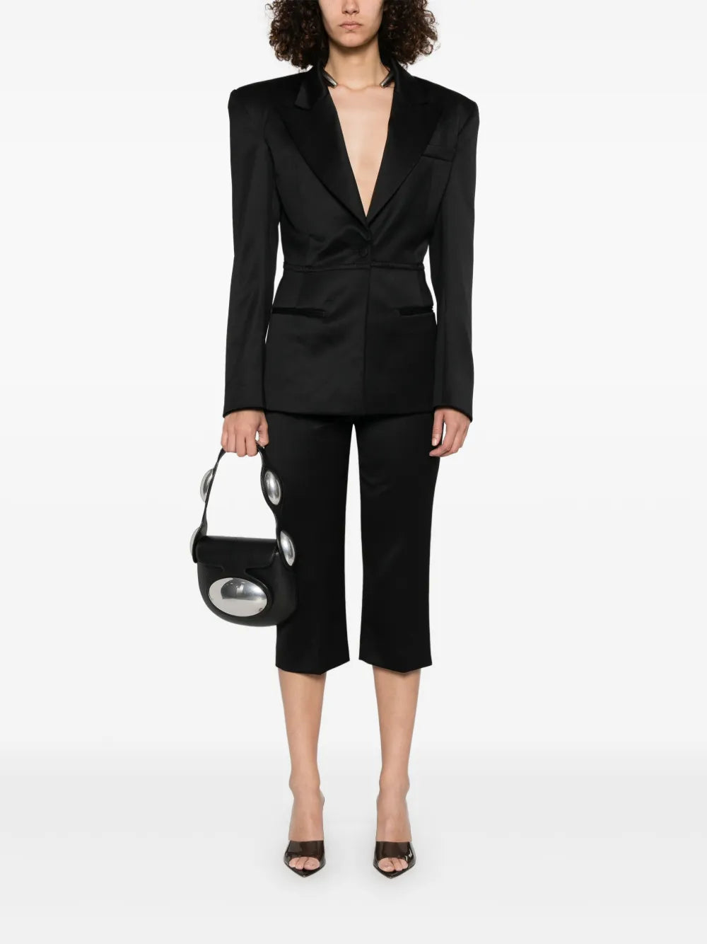 Wool Cropped Trousers