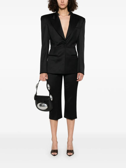 Wool Cropped Trousers