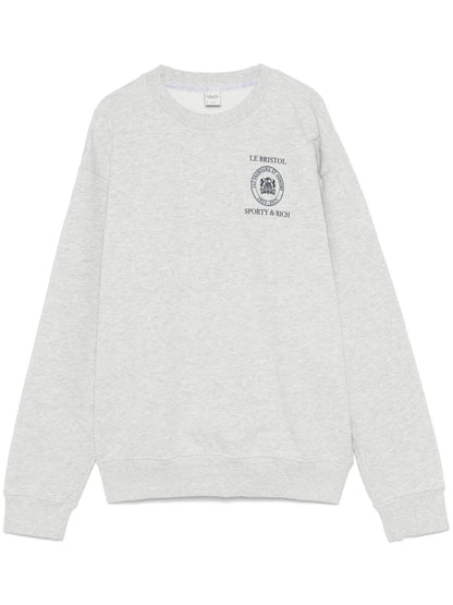 Crest Seal-Print Sweatshirt