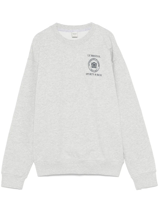 Crest Seal-Print Sweatshirt