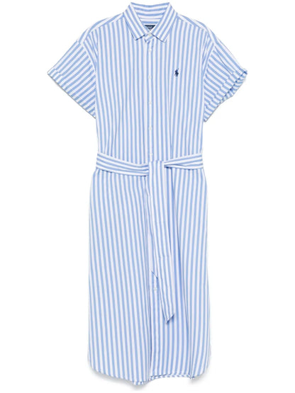 Striped Shirt Dress