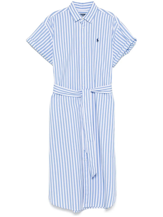 Striped Shirt Dress