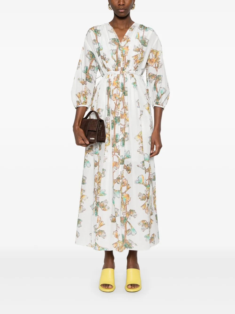 Floral-Print Maxi Dress