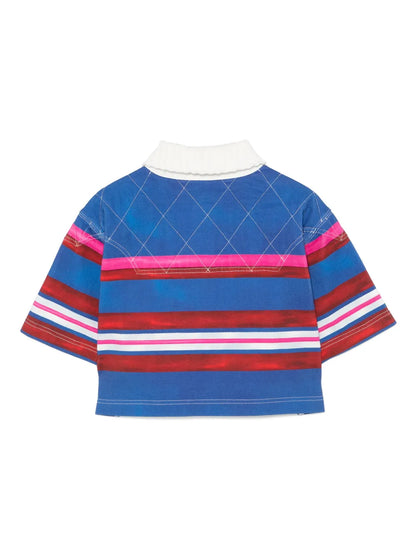 Iris Rugby Crop Top