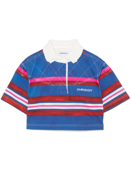 Iris Rugby Crop Top