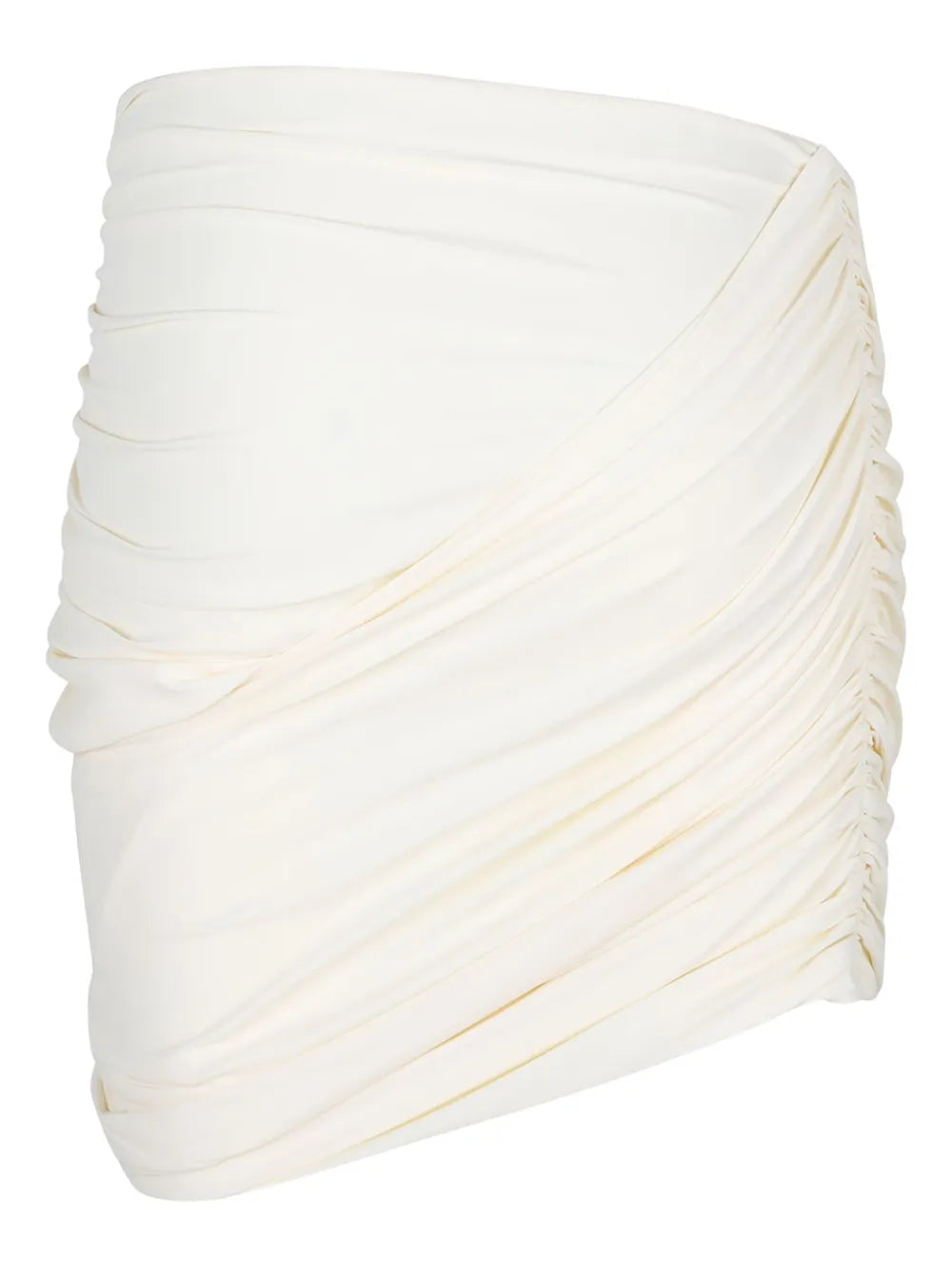 Ruched Draped Mini Skirt