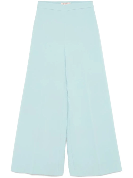 Crepe Palazzo Pants
