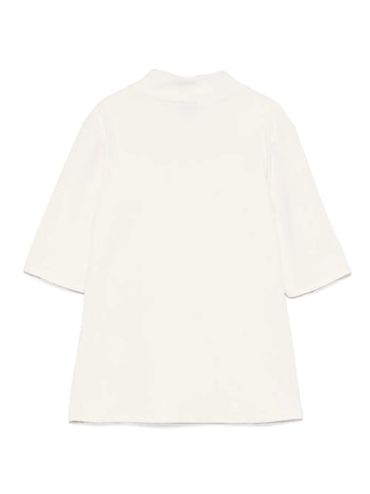 Shortsleeved Mok-Neck T-Shirt