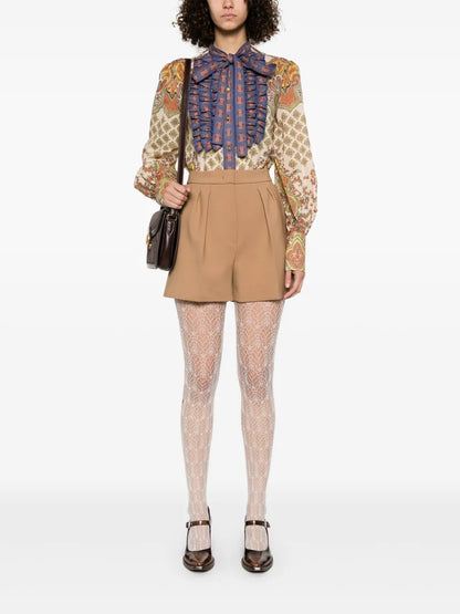 Geometric-Print Shirt
