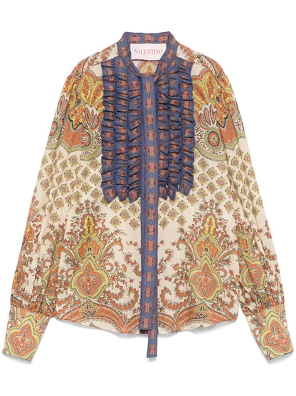 Geometric-Print Shirt
