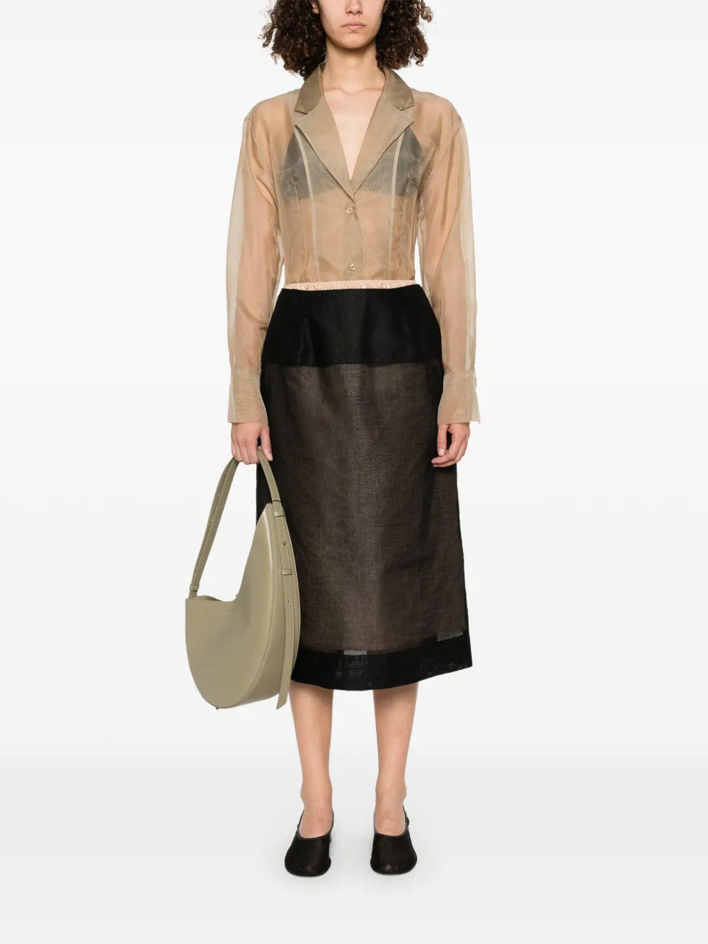 Layered Midi Skirt