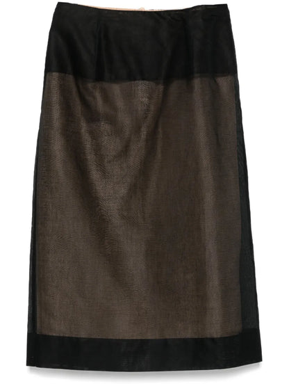 Layered Midi Skirt