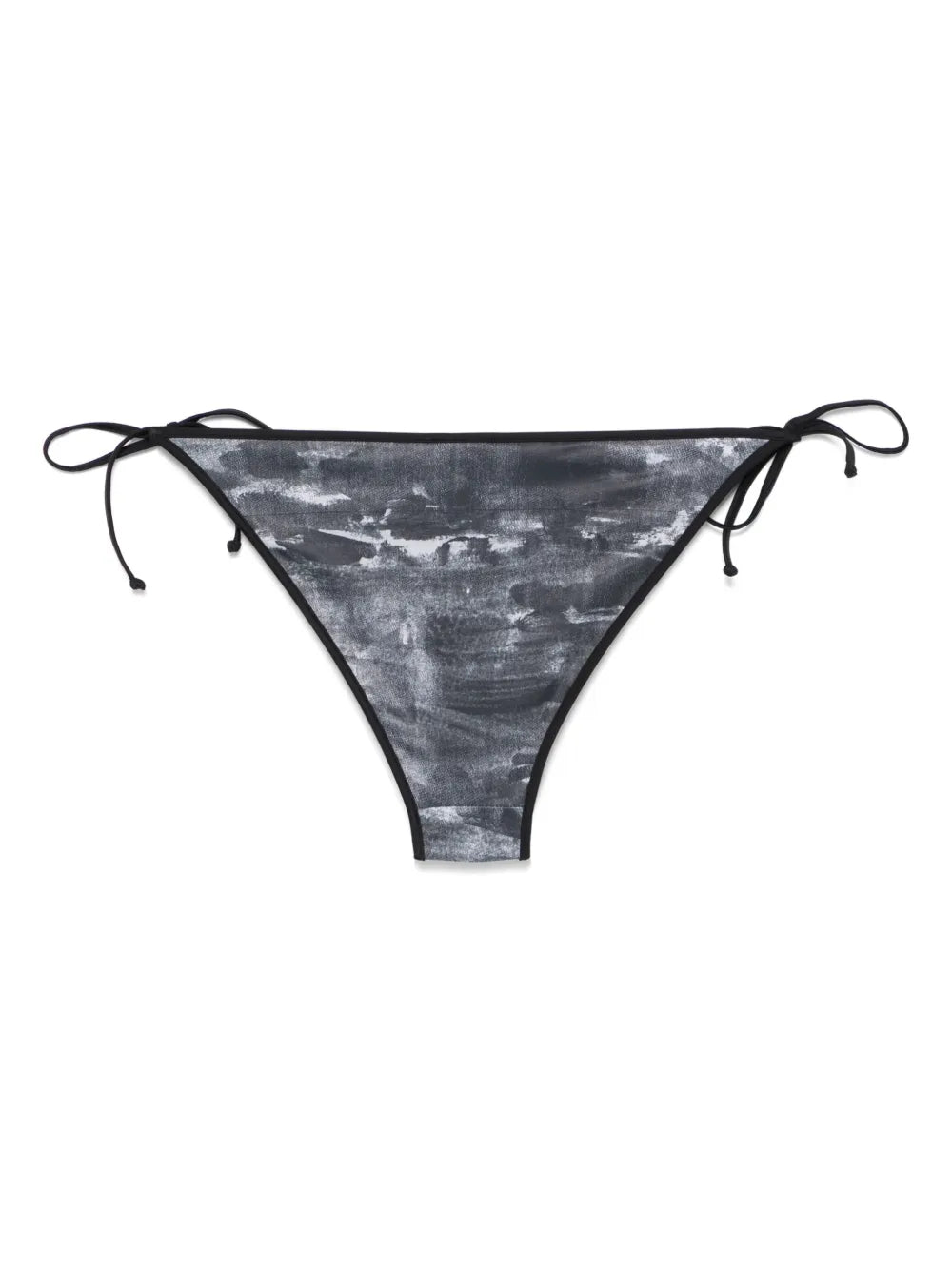 Abstract-Print Bikini Bottoms