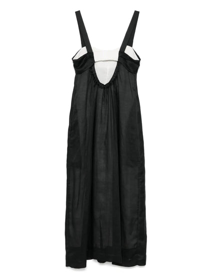 Open-Back Midi Dress
