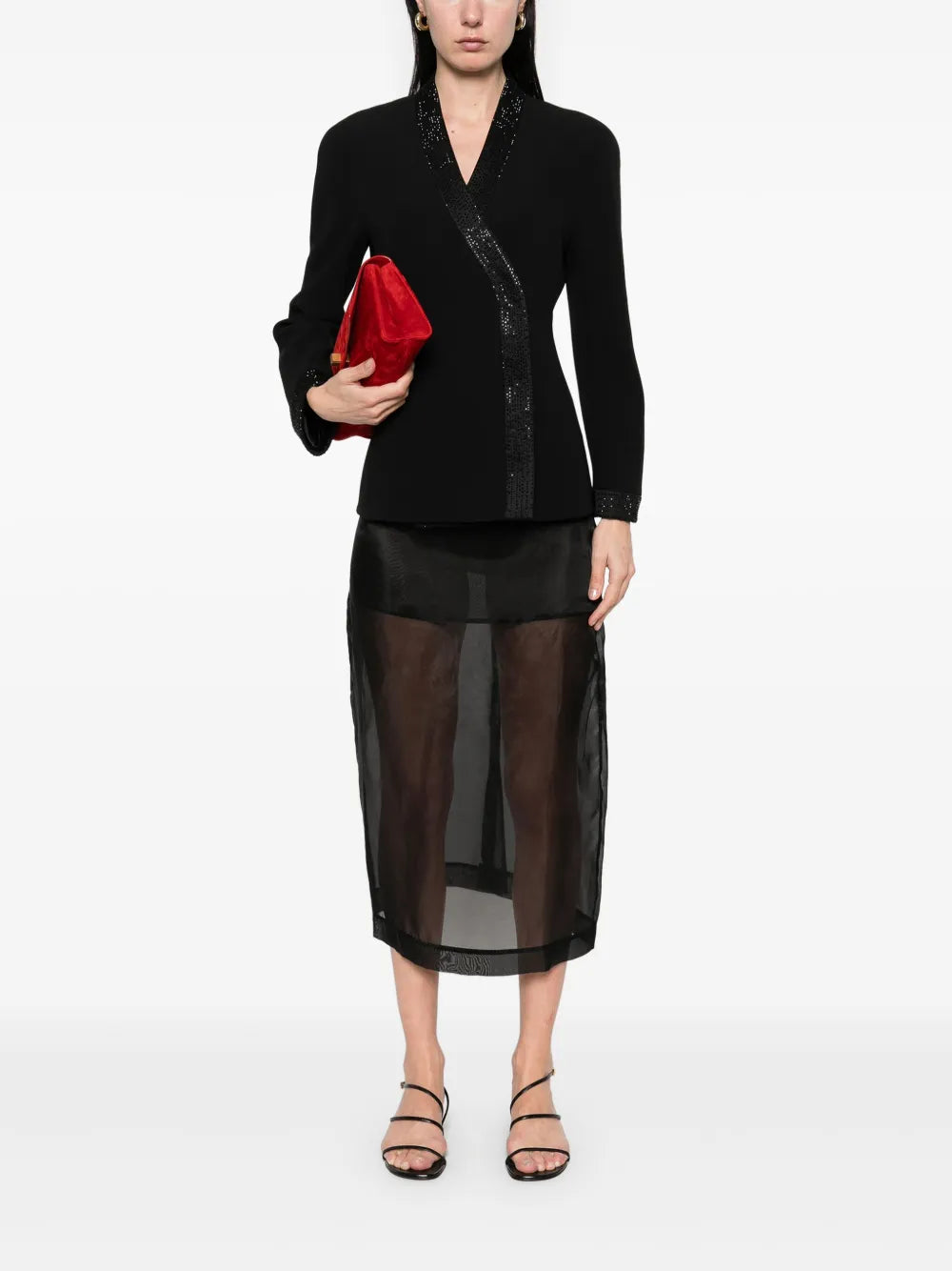 Crystal-Embellished Jacket