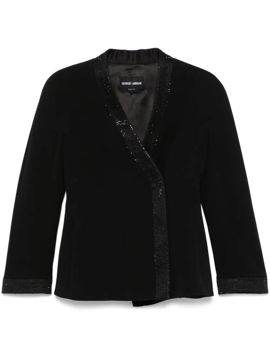 Crystal-Embellished Jacket