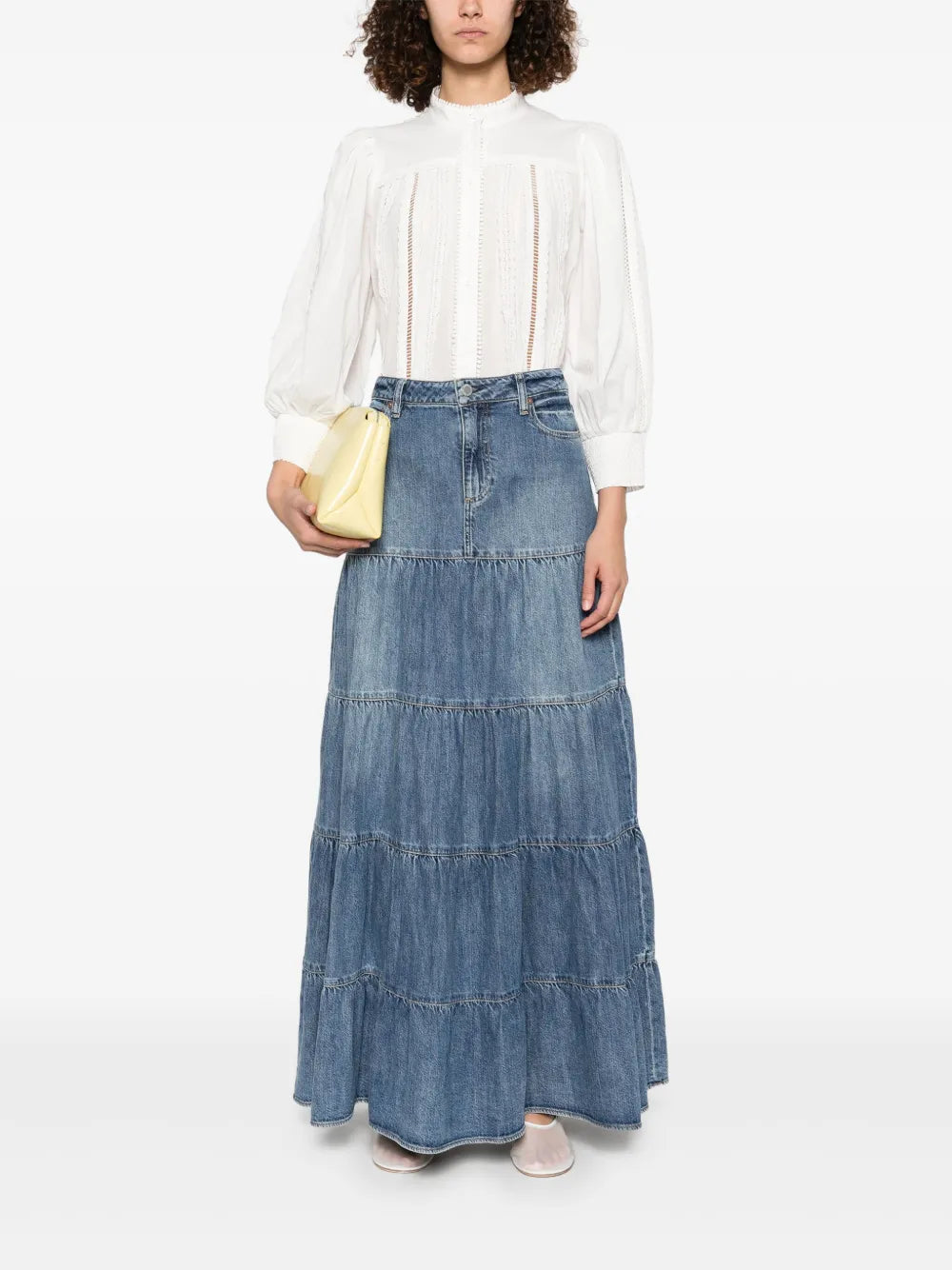 Denim Maxi Skirt