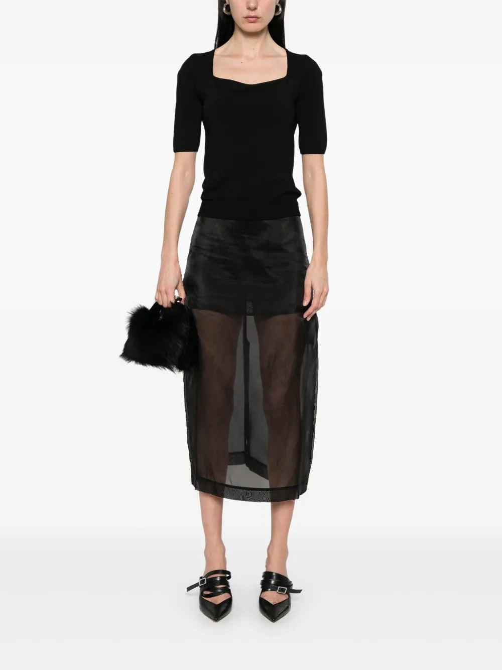 Fine-Knit T-Shirt