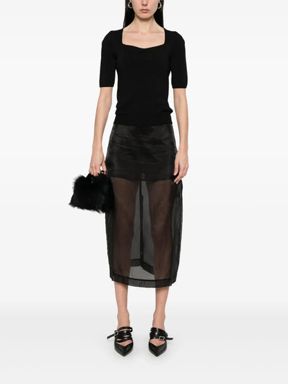 Fine-Knit T-Shirt