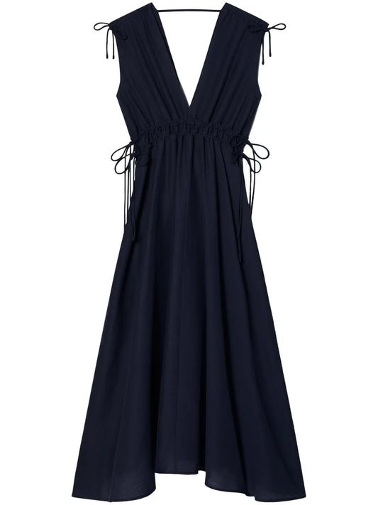 Drawstring-Waist Dress
