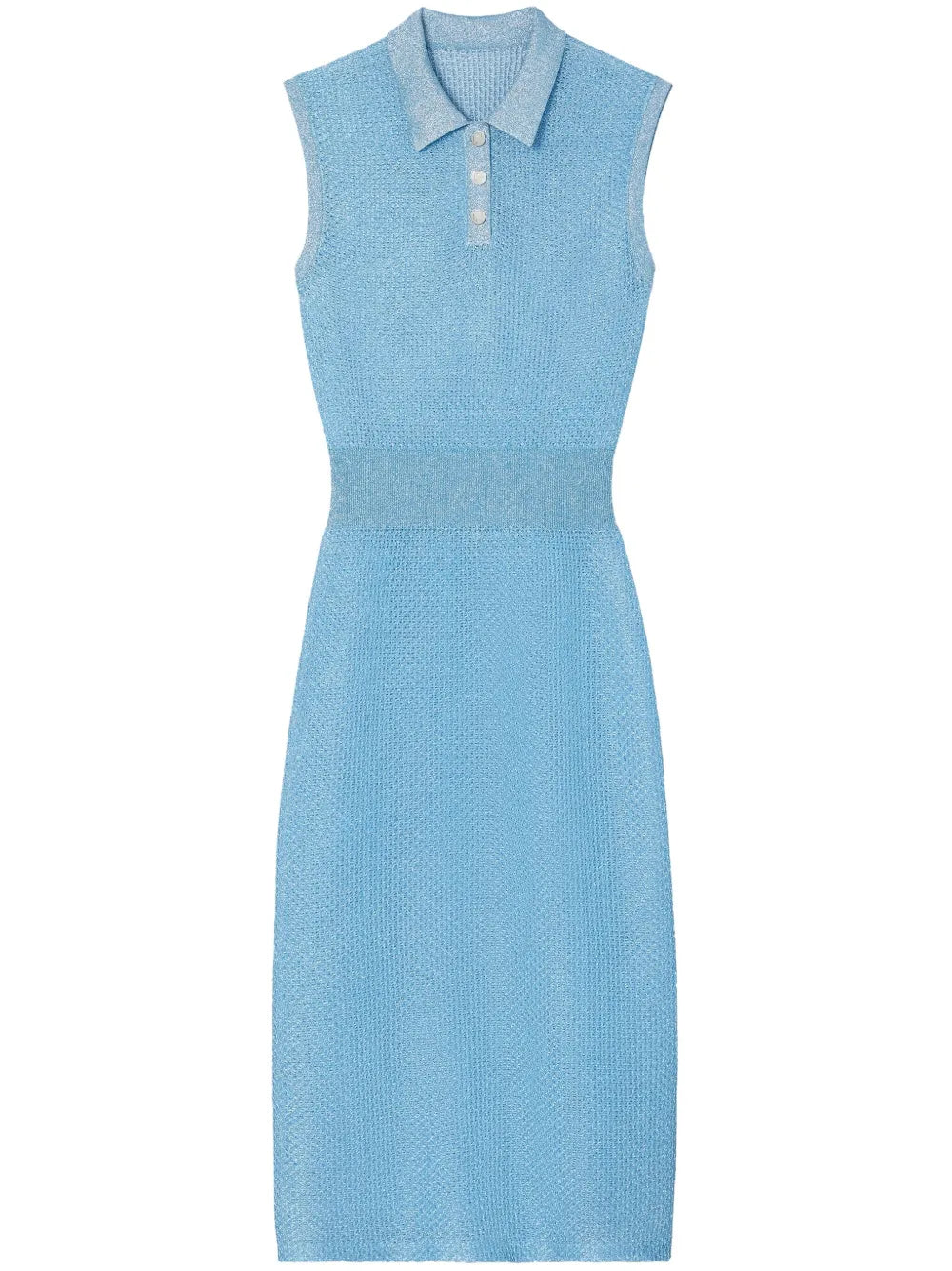 Knitted Polo Midi Dress