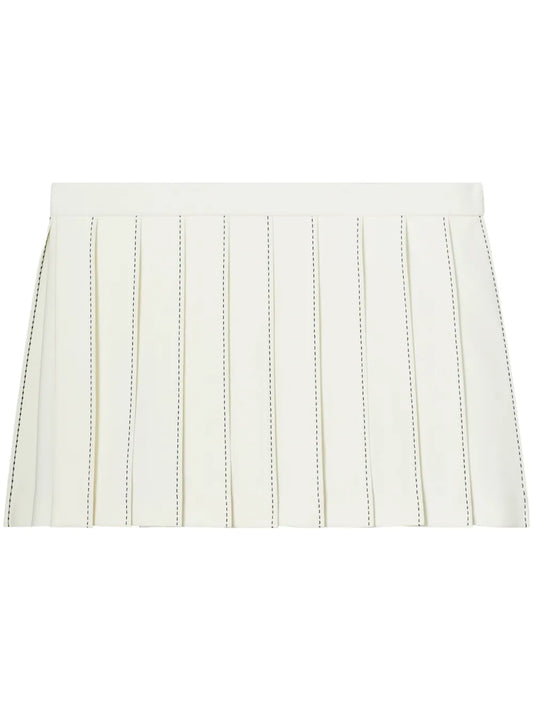 Pleated Mini Skirt