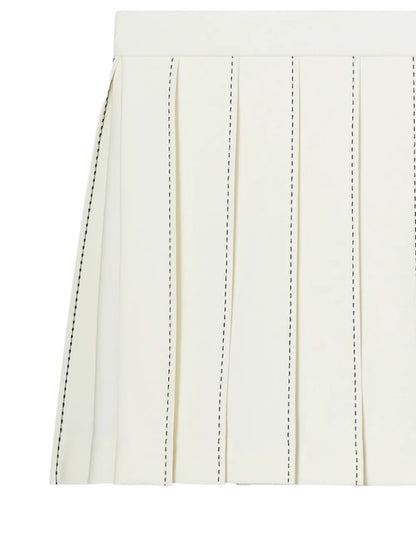 Pleated Mini Skirt