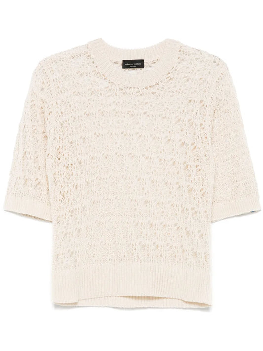 Open-Knit T-Shirt