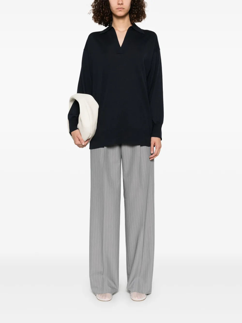 Knitted Polo Top