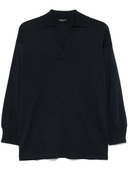 Knitted Polo Top