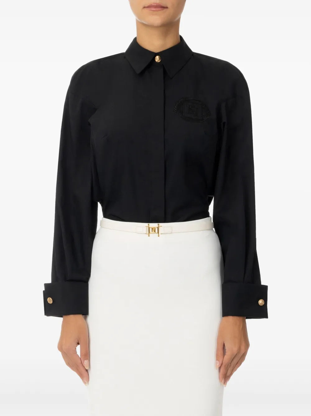 Embroidered Cotton Shirt