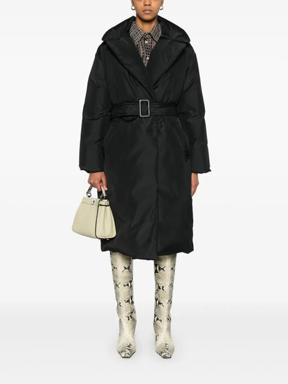 Logo-Embroidered Coat