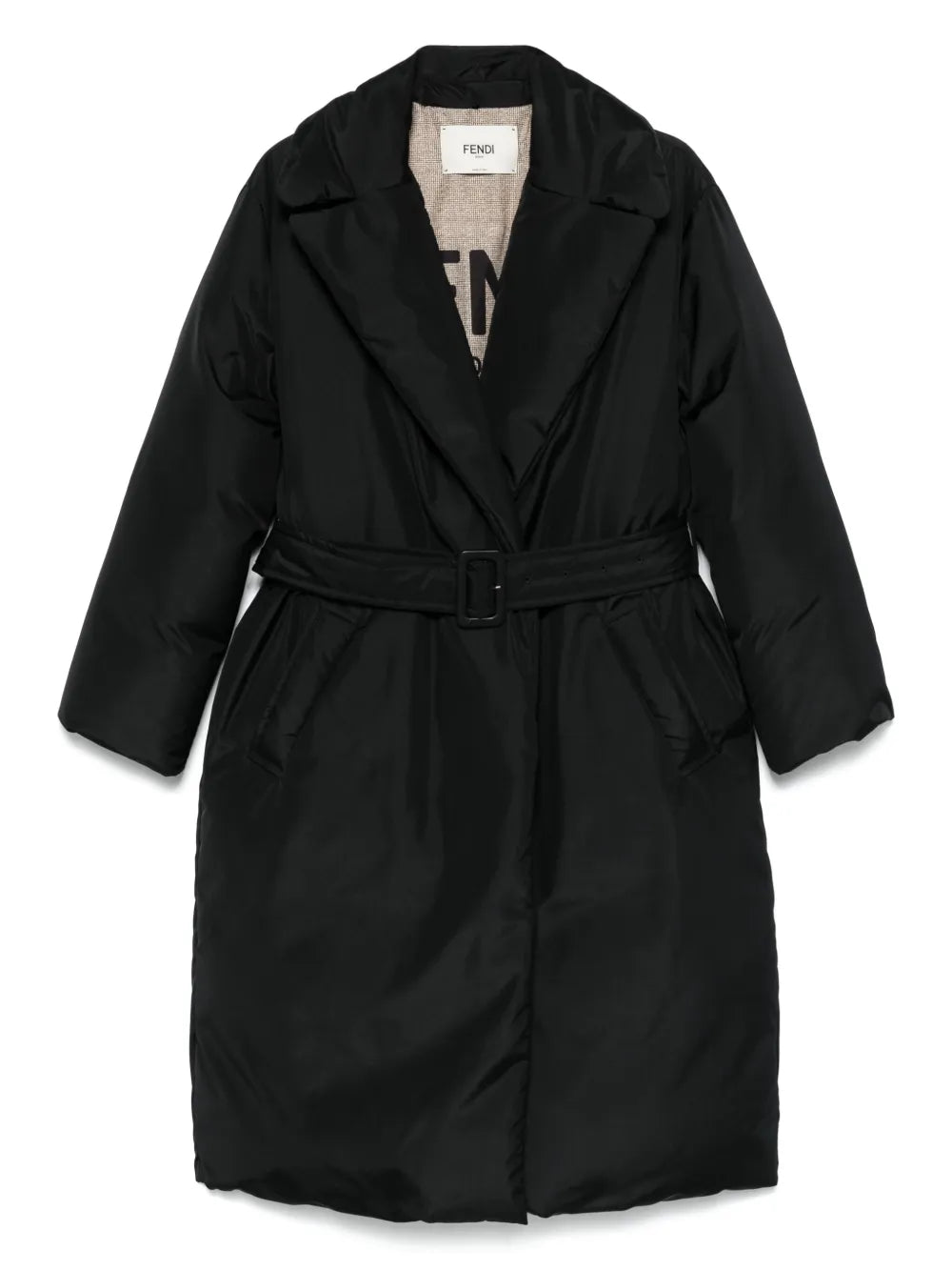 Logo-Embroidered Coat
