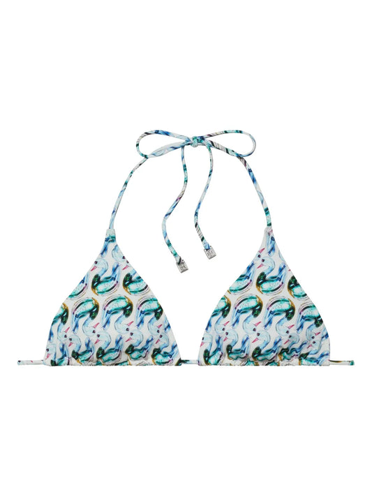 Printed Bikini Top