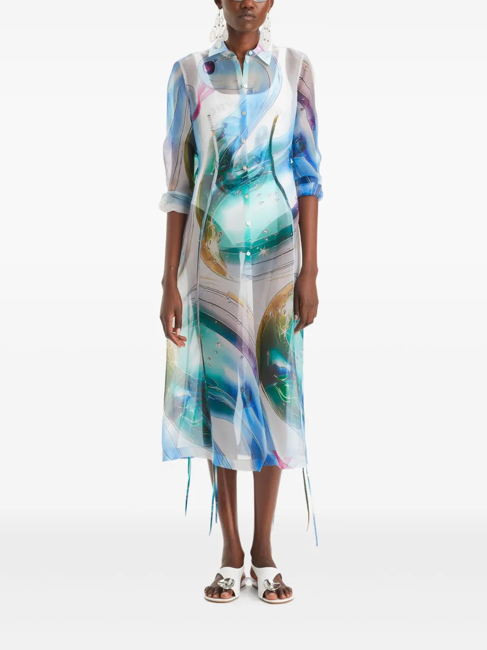 Silk Organza Dress