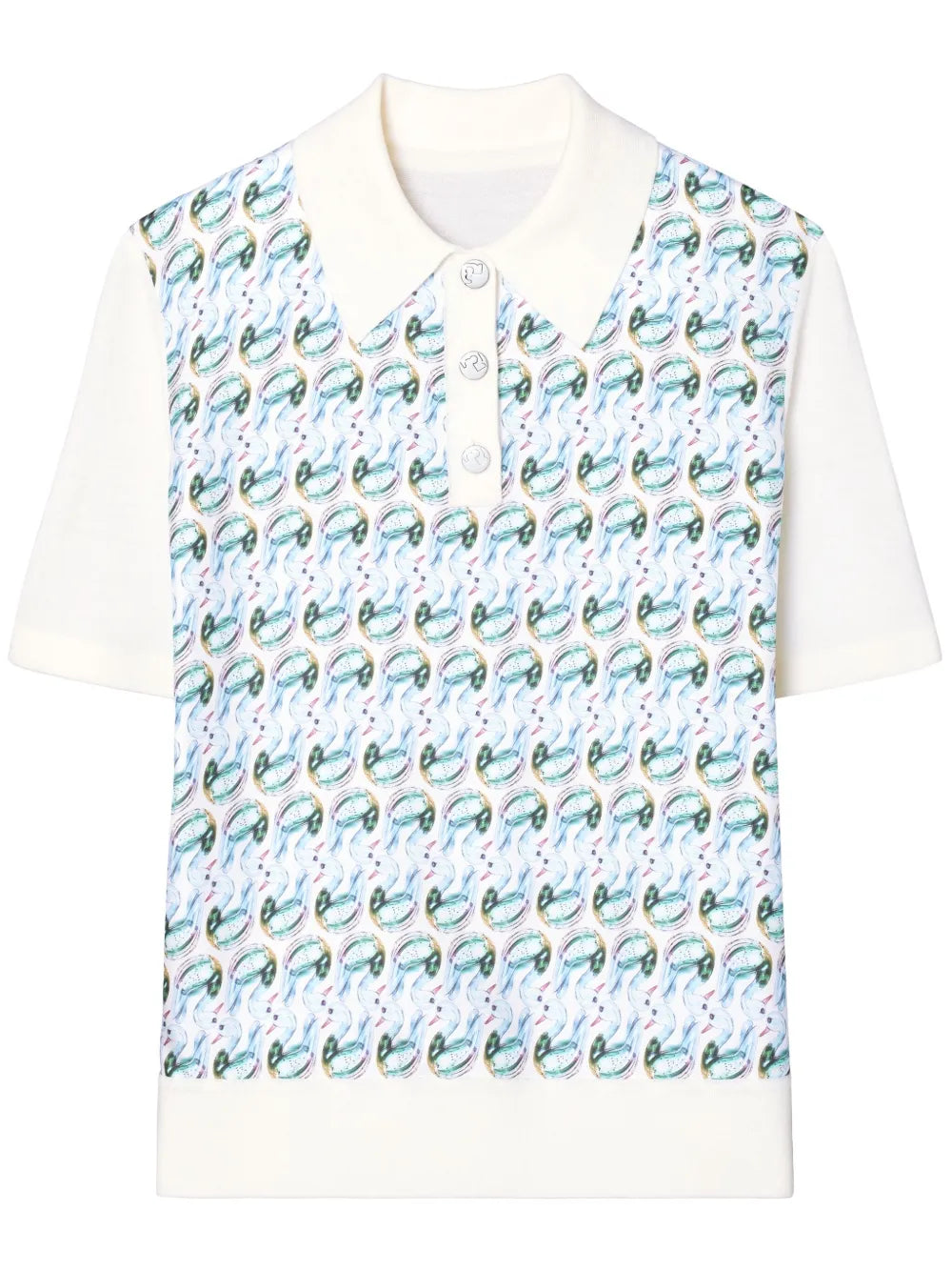 T Monogram Polo Top