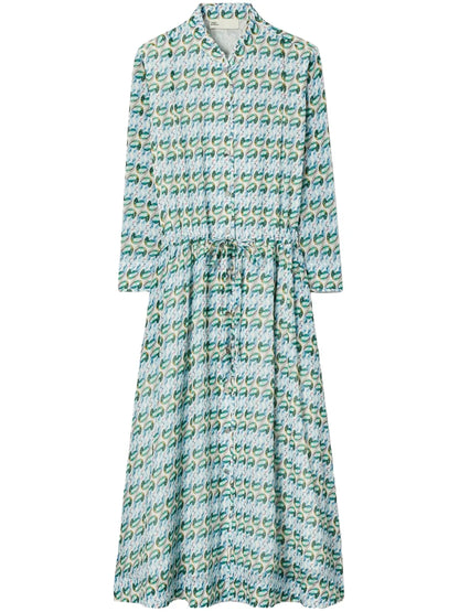 Printed Midi Dress