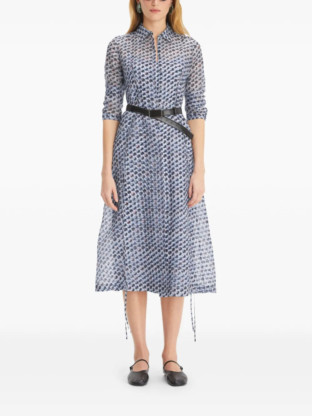Organza Shirt Dress
