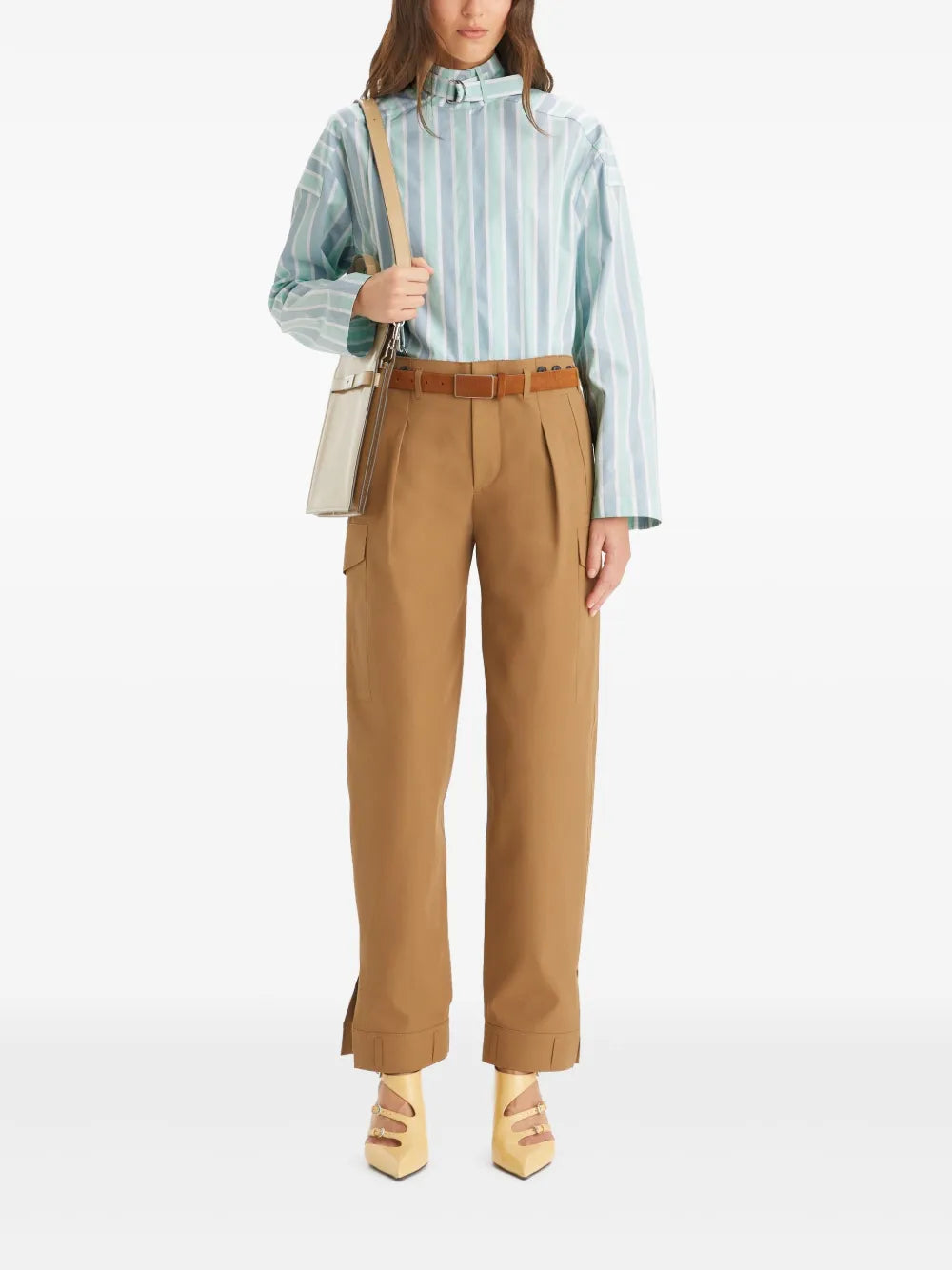 Pleat-Detail Trousers