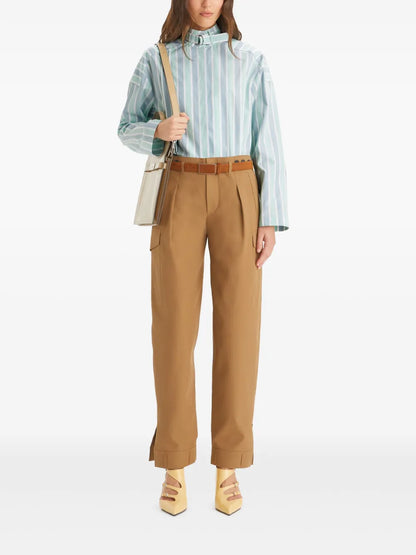 Pleat-Detail Trousers